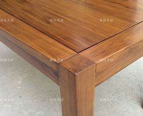 綠林木語品牌家具柚木餐桌全實木餐臺